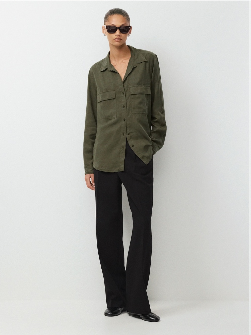 Aritzia Babaton Utility Shirt